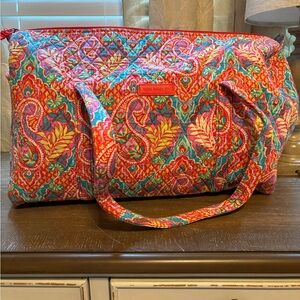 Vera Bradley Paisley in Paradise duffel bag